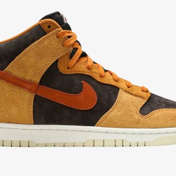 Nike Dunk High PRM Dark Russet Mens Sneakers Sz: 6.5 - Picture 7 of 8